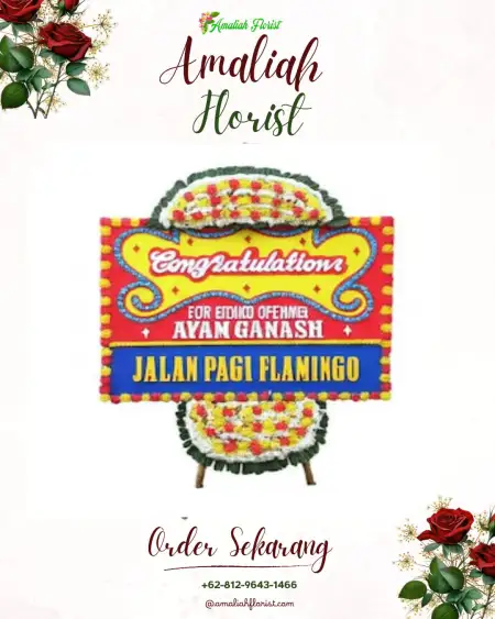 Sewa Papan Bunga Padang Sago